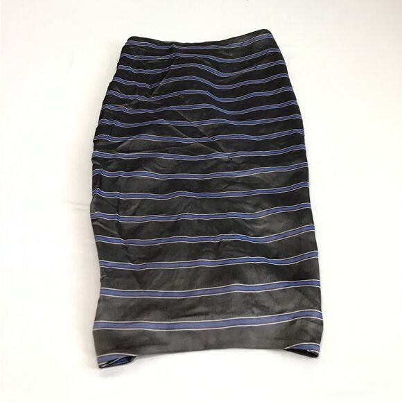 VERONICA BEARD Blue Drew Cascade Ruffle Pencil Skirt New Size 2 - Picture 4 of 10